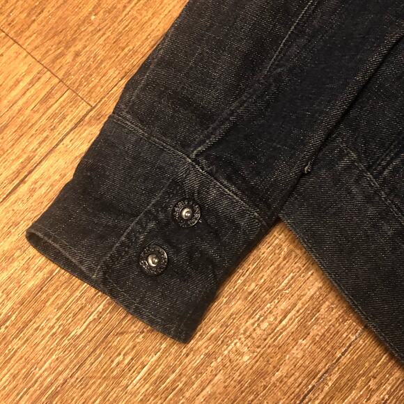 Levi Strauss Signature Dark Wash Embellishment Jean Jacket Size Large - Picture 7 of 11